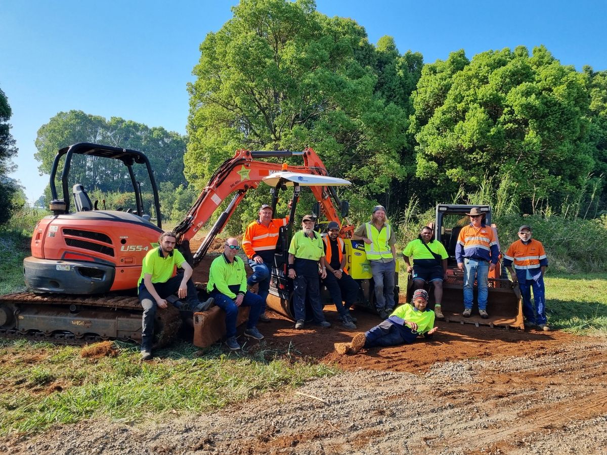 Together Standing Strong program participants on site